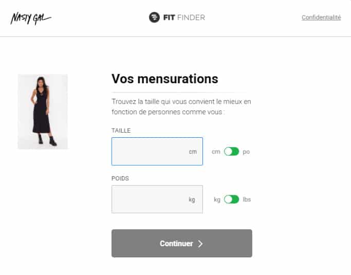 Fit Finder Fit Finder