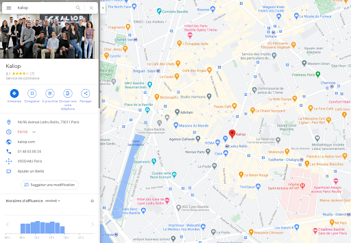 Google Maps avec Google my Business