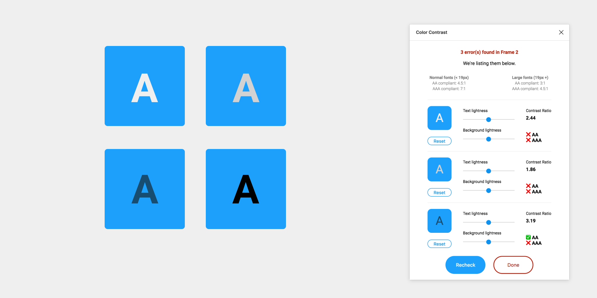 A11y- color contrast checker