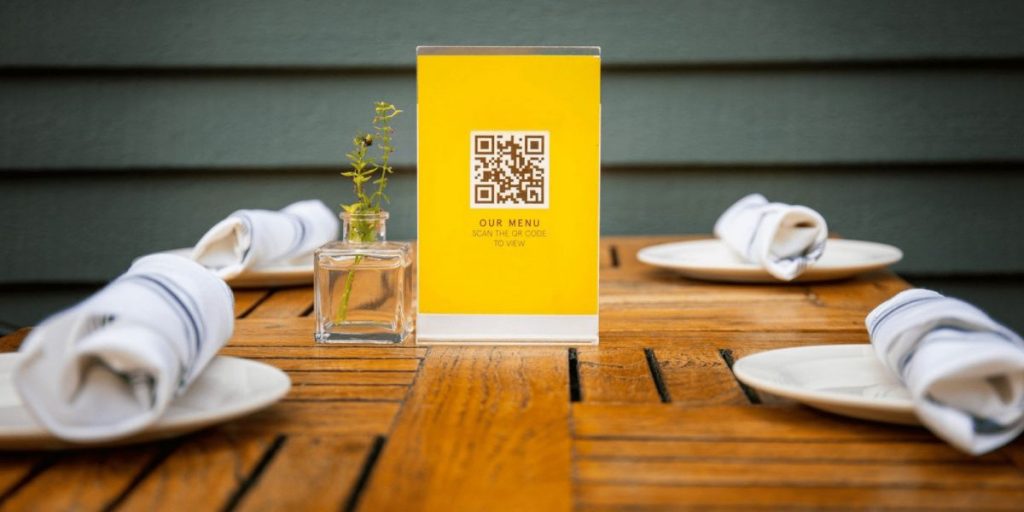 Le QR code pour consulter le menu du restaurant