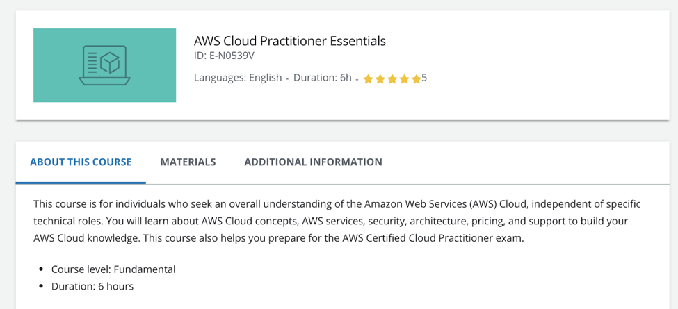 Fondamentaux AWS Cloud Practitioner